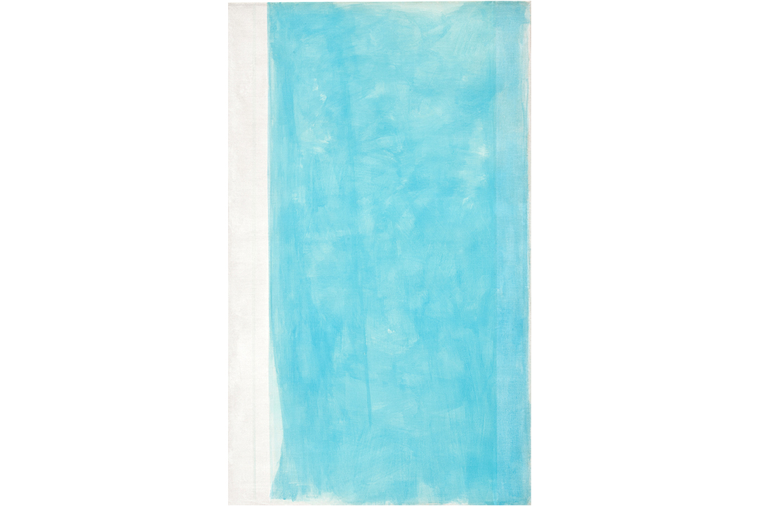 11am: John Zurier, 2012, glue tempera on linen